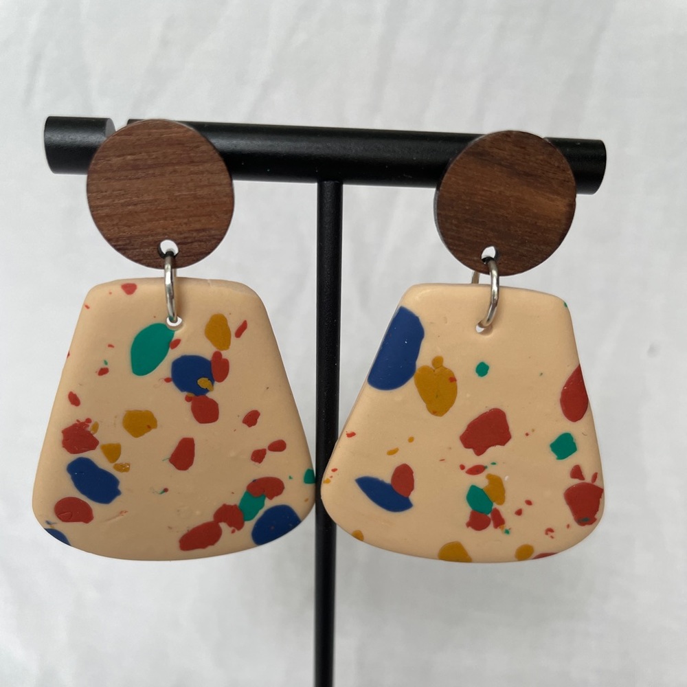 Dotty Dangly Earrings